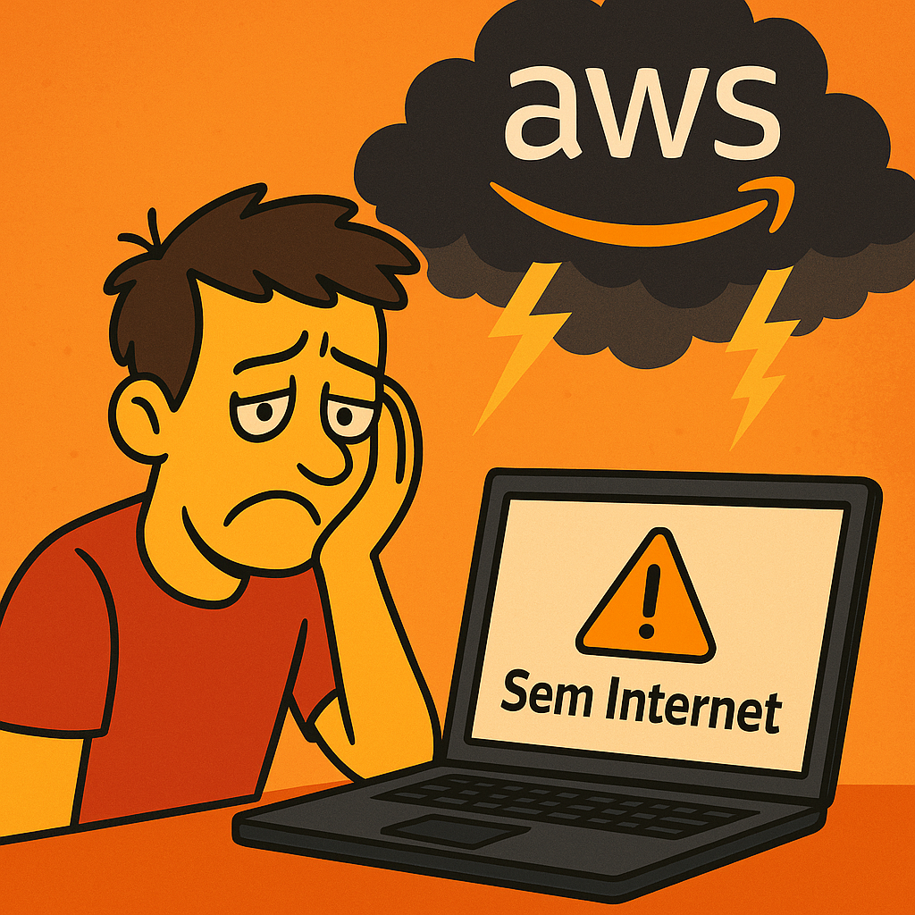 Os Simpsons e o “Apagão Digital”: Episódio Fictício Viral Ganha Força Após Falha Global na AWS